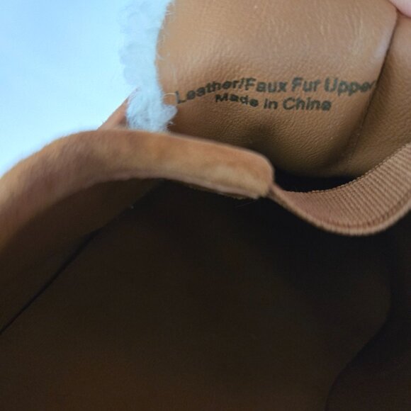 Vince Zola Platform Faux Shearling Suede Loafers SZ 7 - Picture 10 of 12